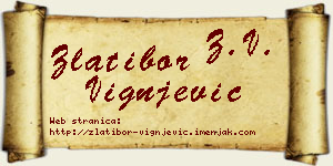 Zlatibor Vignjević vizit kartica